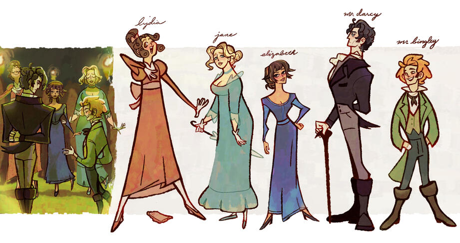 pride &amp; prejudice lineup