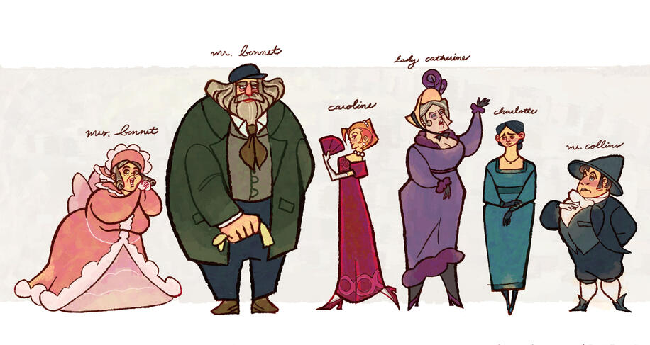 pride &amp; prejudice secondary lineup